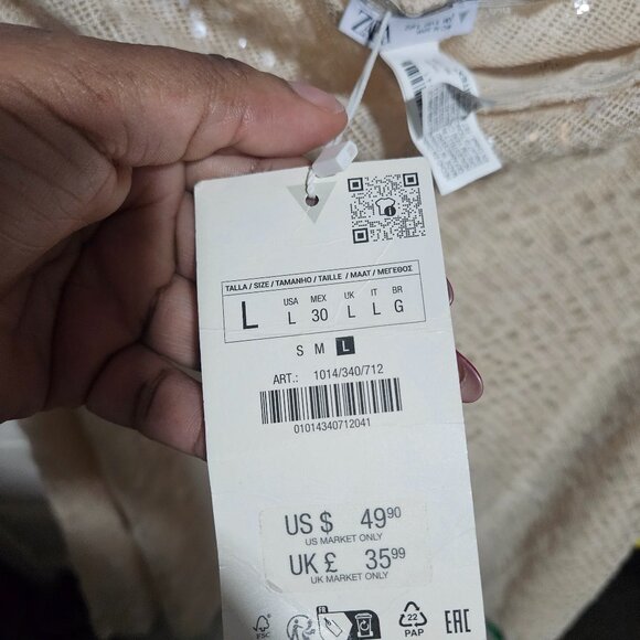 Zara sequin skirt - Picture 2 of 5